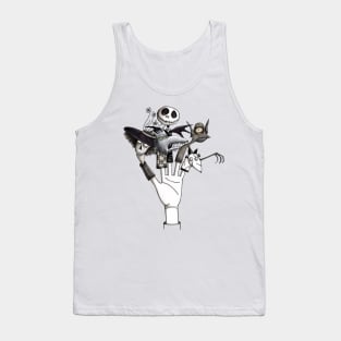 Tim Burton Tribute - Nightmare Before Christmas - Corpse Bride - Frankenweenie Tank Top